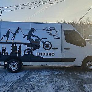 Наше портфолио - Оклейка газели плёнкой для компании "Enduro"