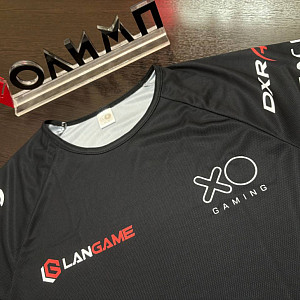 Наше портфолио - Печать фирменных футболок для компьютерного клуба "XO Gaming"